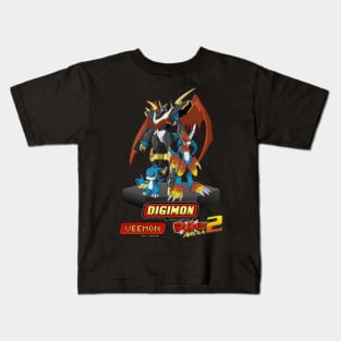 Veemon Evolutions-For fight videogames lovers Kids T-Shirt